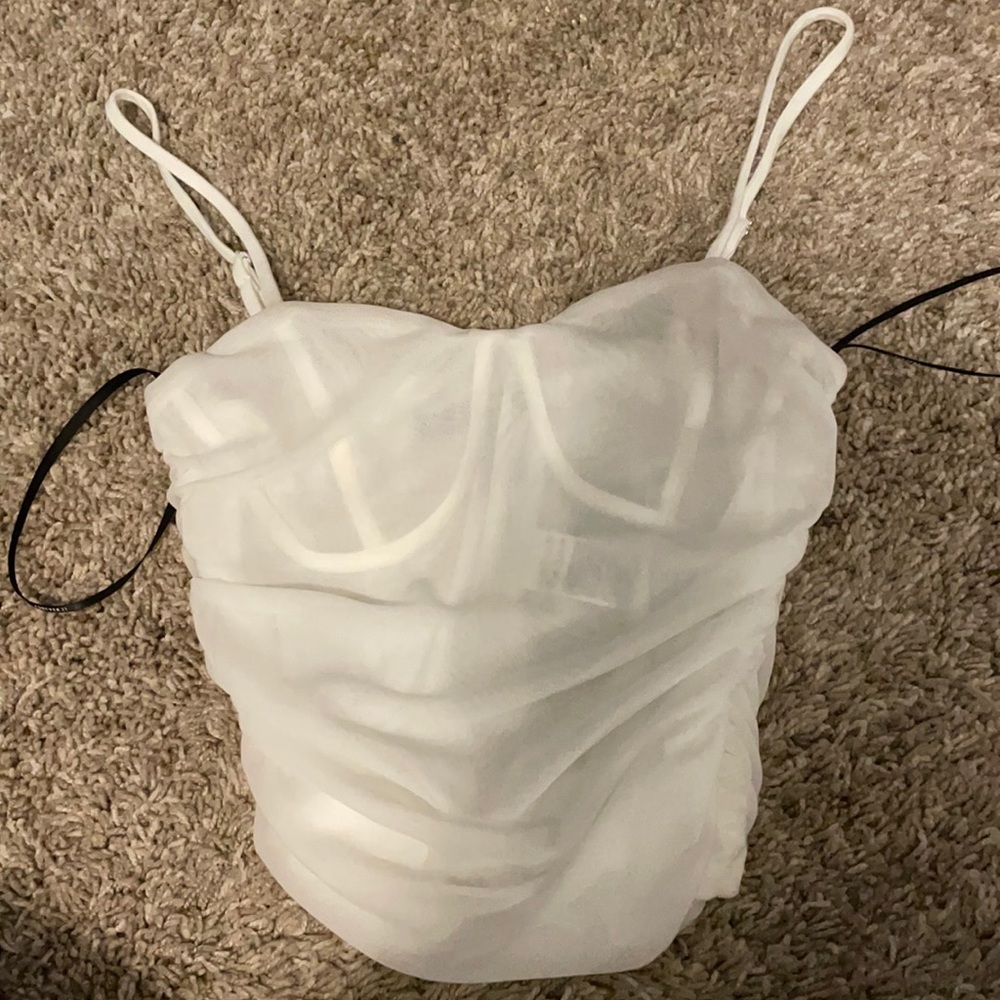 Mesh crop top
